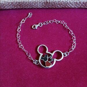 Nice MickeyMouse Bracelet Silver.925